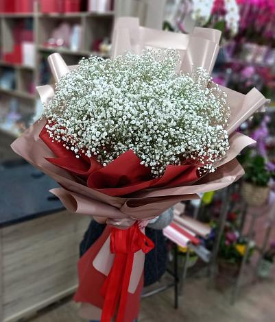 Букет цветов из: Гипсофила в Красный Коммунар